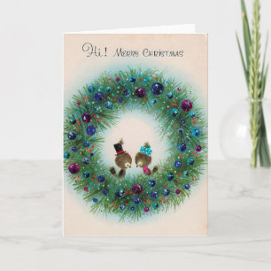 Retro Christmas Card