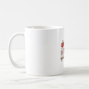 retro christmas coffee mug
