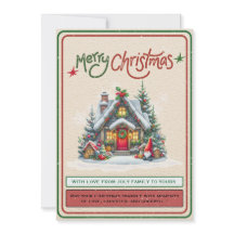 🎄Retro Christmas Cozy Snow House