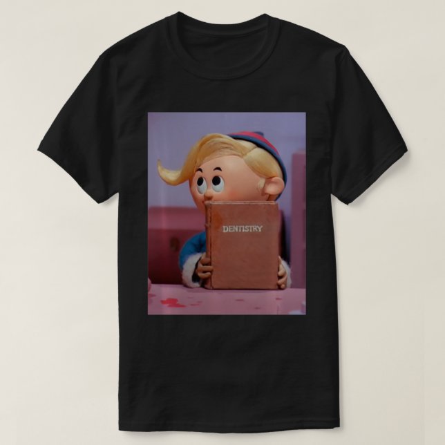 Retro Christmas Dentist Hermey the Elf  T-Shirt (Design Front)