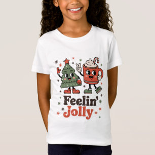 Retro Christmas Feeling Jolly Vintage Holiday  T-Shirt