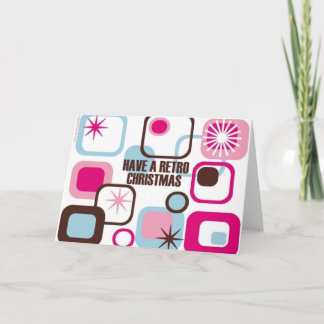 Retro Christmas Holiday Card