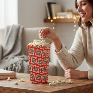 Retro Christmas Holidays Holly Jolly Typography Favour Box