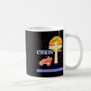 Retro Christmas In July Christian Jesus God Summer Coffee Mug