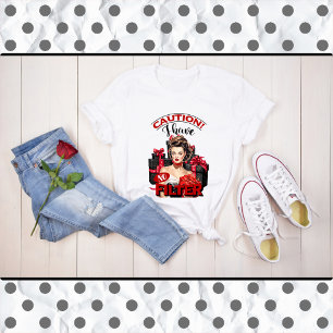 Retro Christmas No Filter Pinup T-Shirt