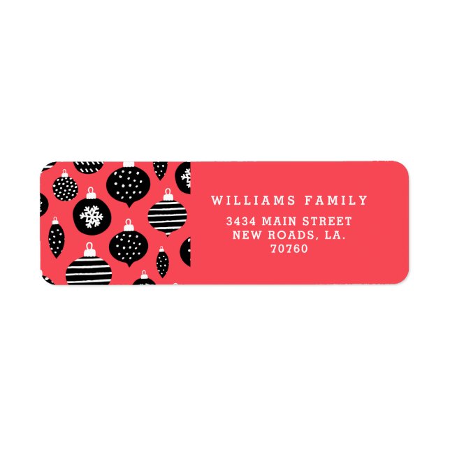 Retro Christmas Ornaments (Front)