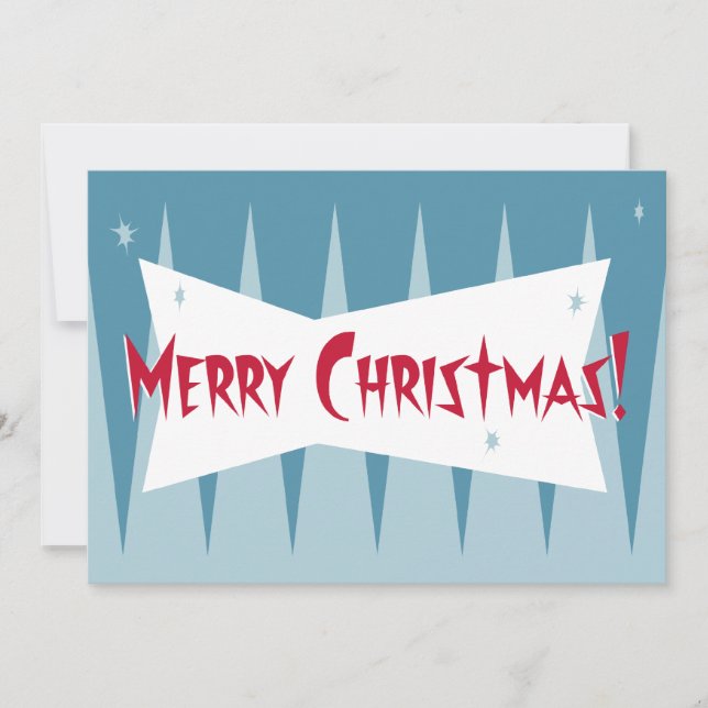 Retro Christmas Party Invitation (Front)