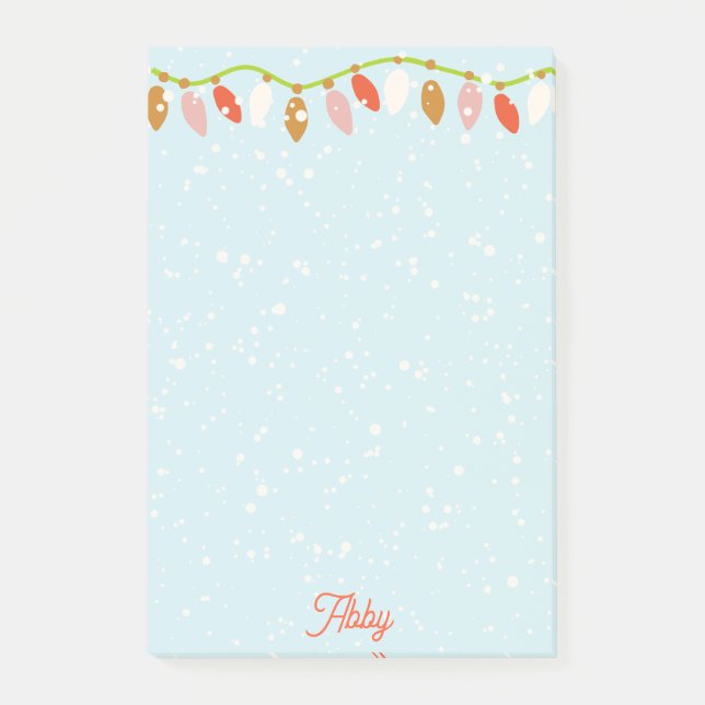 Retro Christmas  Post-it Notes (Front)
