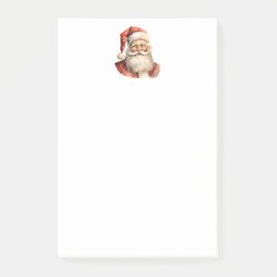 Retro Christmas Santa Claus Post-it Notes