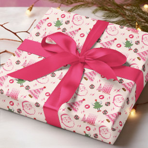 Retro Christmas Set of 3 Wrapping paper
