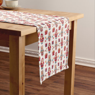 Retro Christmas Short Table Runner