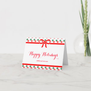 Retro Christmas Star Vintage Holiday Greeting Card