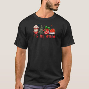 Retro Christmas Things Tis The Season Christmas Tr T-Shirt
