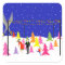Retro Christmas Tree Farm Stickers