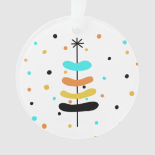 Retro Christmas Tree Ornament