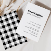 Retro Christmas White Elephant Gift Exchange