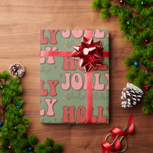 Retro Christmas Wrapping Paper
