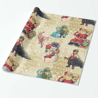 Retro Christmas Wrapping Paper