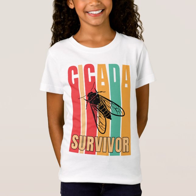 Retro CICADA SURVIVOR T-Shirt (Front)