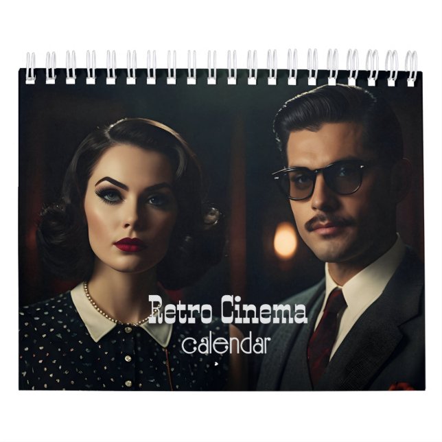 Retro cinema couple calendar (Cover)