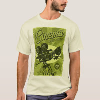 Retro Cinema: Movie Nights Poster T-Shirt