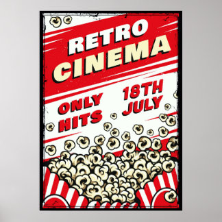 Retro Cinema | Vintage Classic Retro Poster