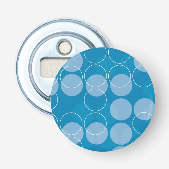 Retro circles bottle opener (Front)