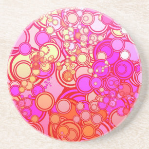 Retro Circles Coaster