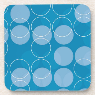 Retro circles coaster