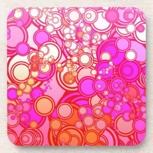 Retro Circles Coaster