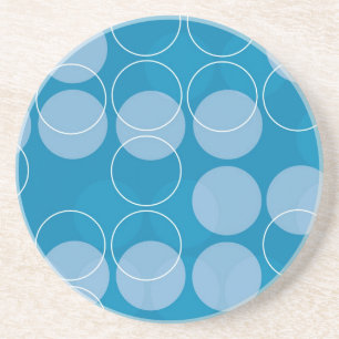 Retro circles coaster