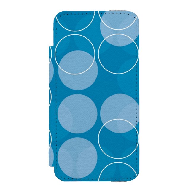 Retro circles incipio iPhone wallet case (Folio Front)