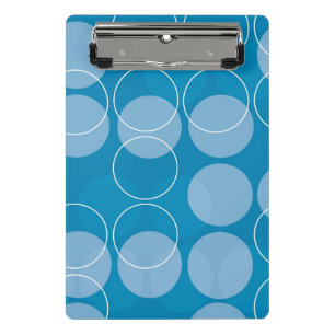 Retro circles mini clipboard