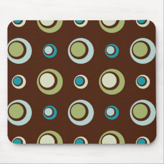Retro Circles Mouse Mat