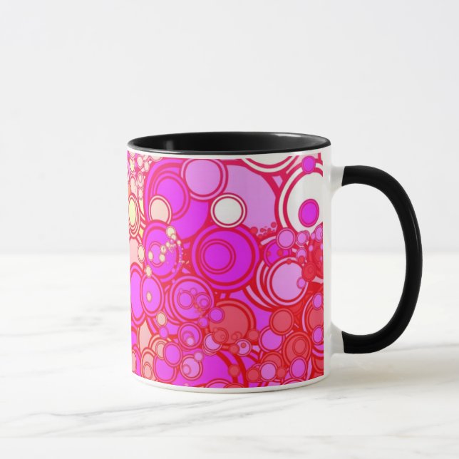 Retro Circles Mug (Right)