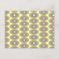 Retro circles pattern