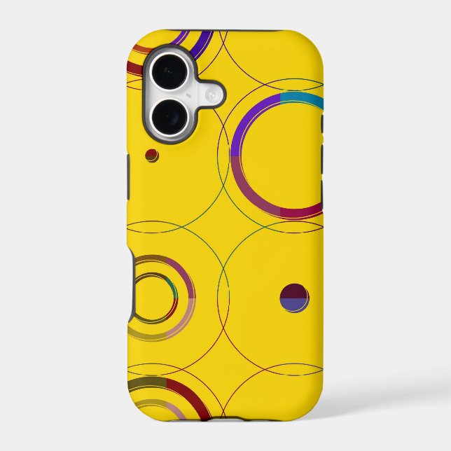 Retro circles seamless pattern (Back)