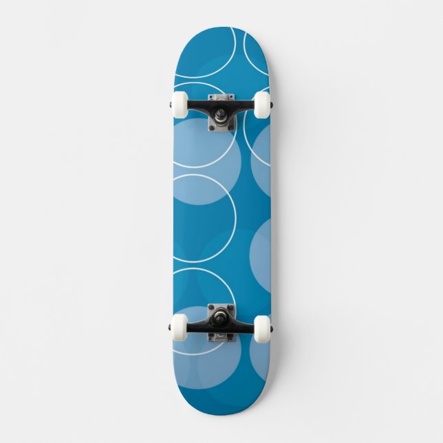 Retro circles skateboard (Front)
