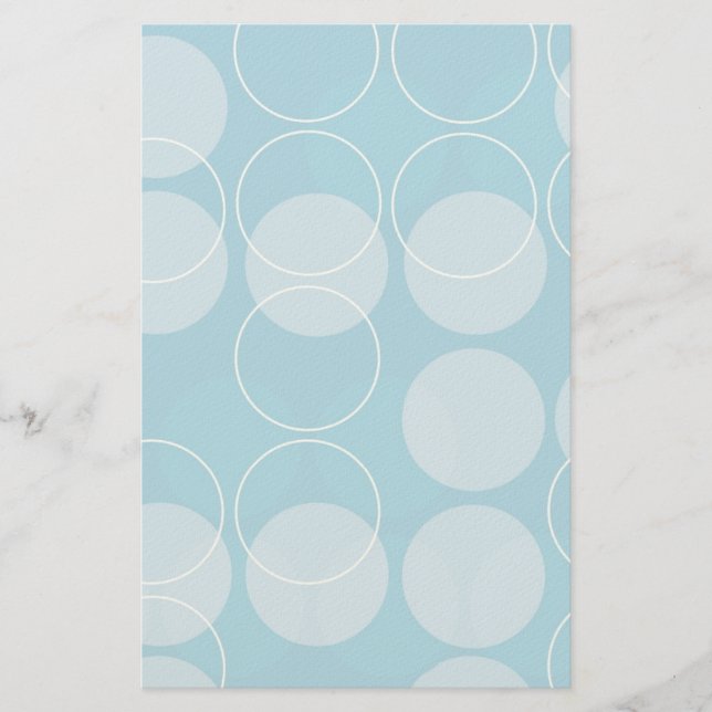 Retro circles stationery (Front)