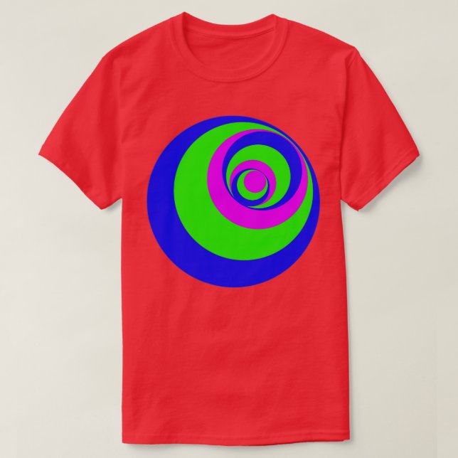 Retro Circles T-Shirt (Design Front)