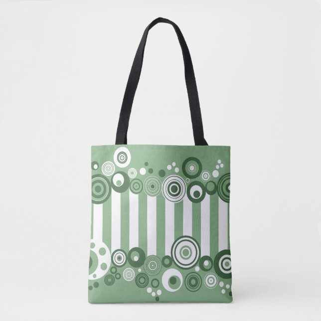 Retro circles tote bag (Front)