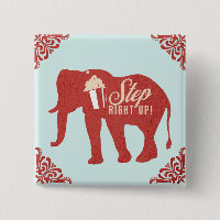 Retro Circus Elephant Popcorn Birthday Party   