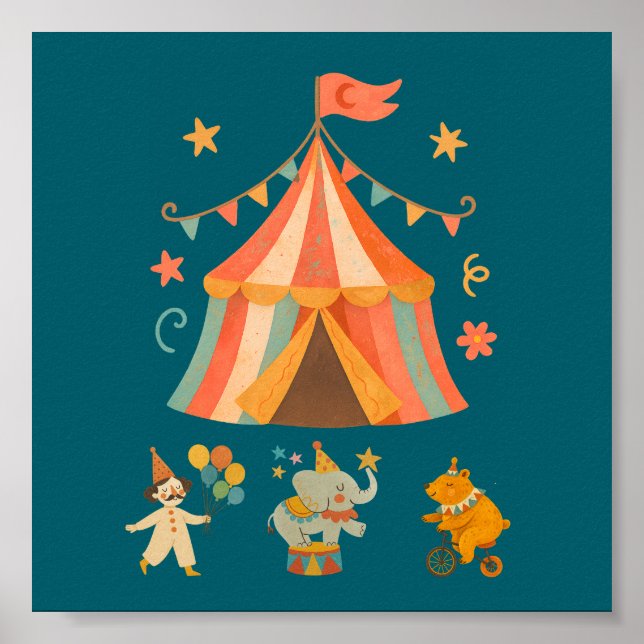 Retro Circus Poster (Front)