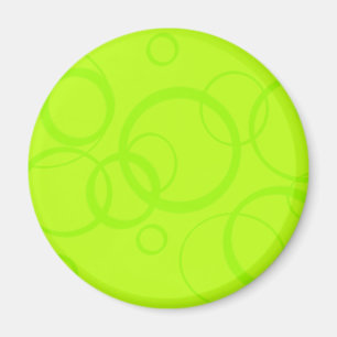 retro citrus circles magnet
