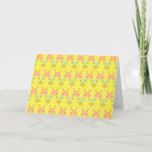 Retro Citrus Greeting Card