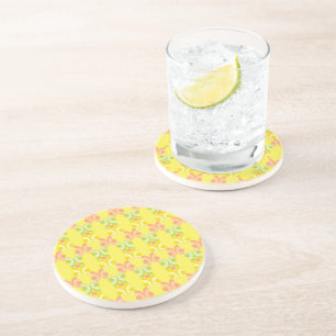 Retro Citrus Sandstone Coasters