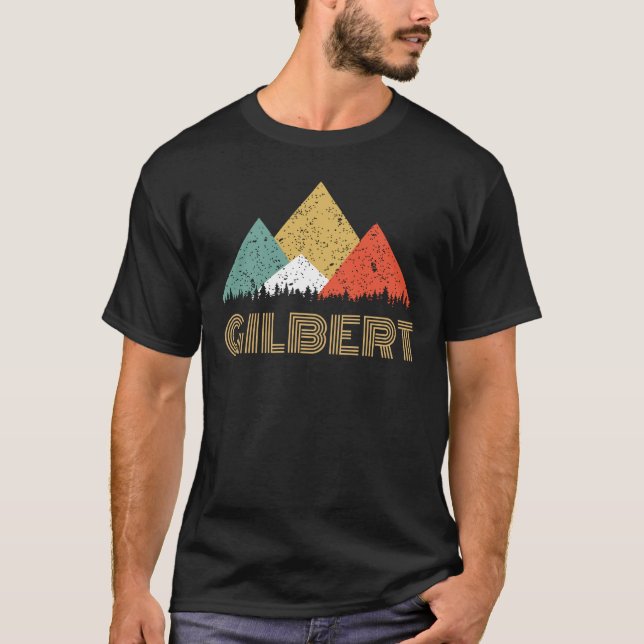 Retro City of Gilbert Mountain Shirt (Front)