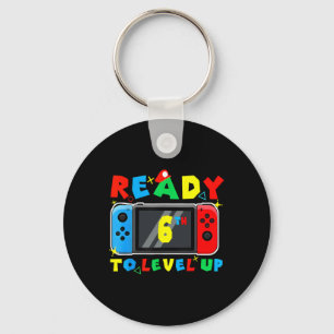 Retro Ck To School 6th Ready To Level Up Gamer For Key Ring