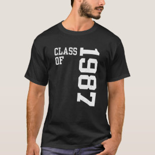 Retro Class of 1987 Senior High School Reunion Vin T-Shirt