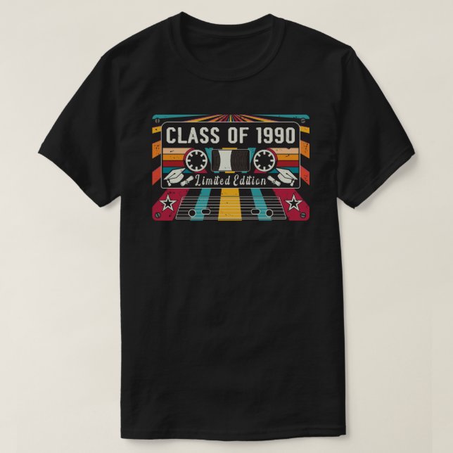 Retro Class of 1990 T-Shirt (Design Front)